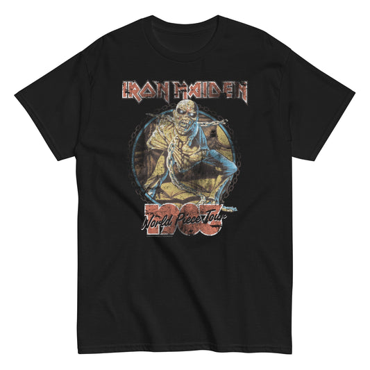 Iron Maiden World Peace Tour Mens T Shirt Black