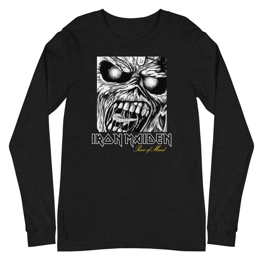 Iron Maiden Peace of Mind Mens Long Sleeve Shirt Black