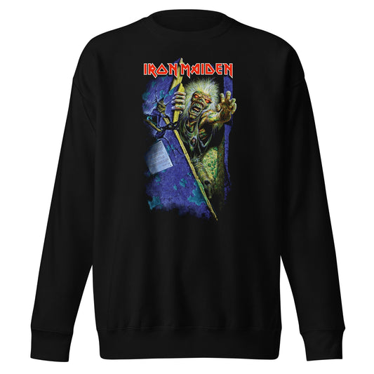 Iron Maiden Reaching Eddie Mens Sweatshirt Black