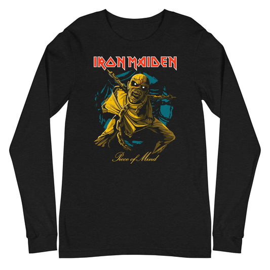 Iron Maiden Mummy Mens Long Sleeve Shirt Black