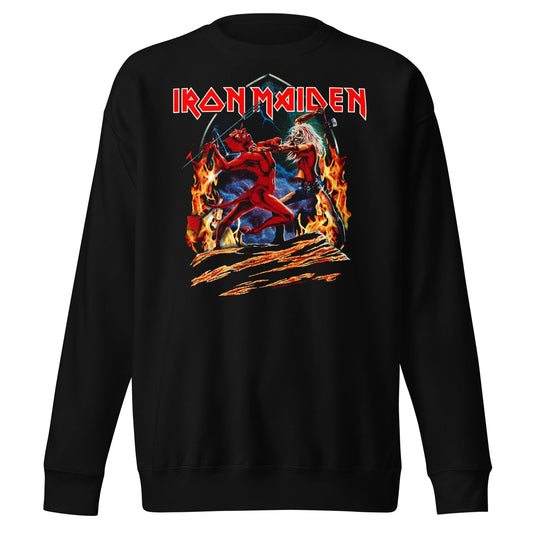 Iron Maiden Devil Battle Mens Sweatshirt Black