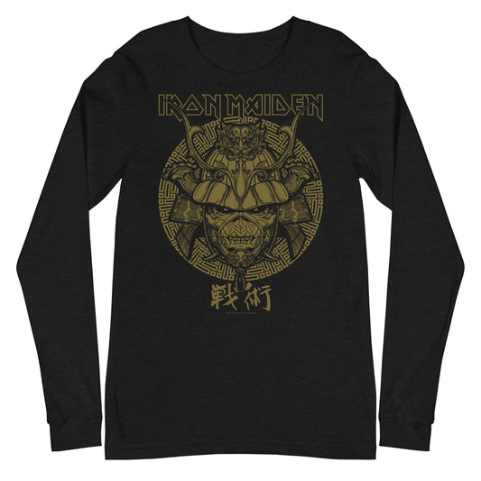 Iron Maiden Senjutsu Mens Long Sleeve Shirt Black