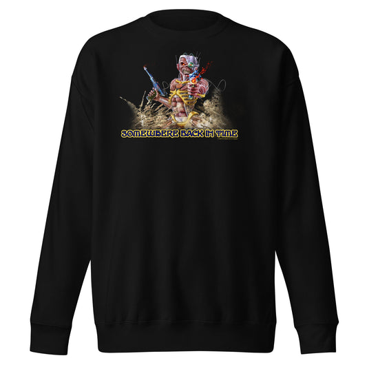 Iron Maiden Back in Time Mens Sweatshirt Black