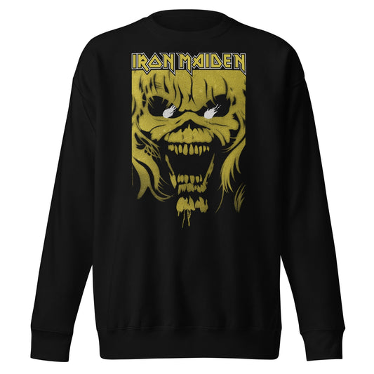 Iron Maiden Open Mouth Mens Sweatshirt Black