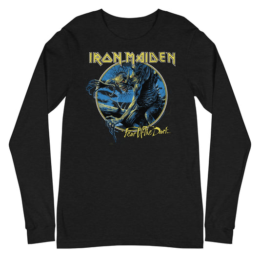 Iron Maiden Fear of the Dark Mens Long Sleeve Shirt Black