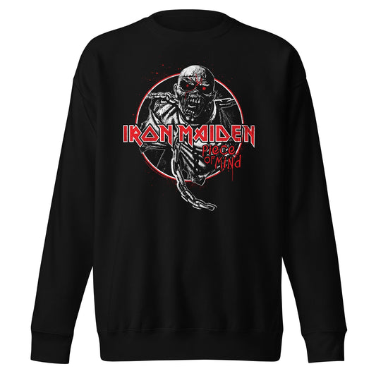 Iron Maiden Eddie Peace Mens Sweatshirt Black