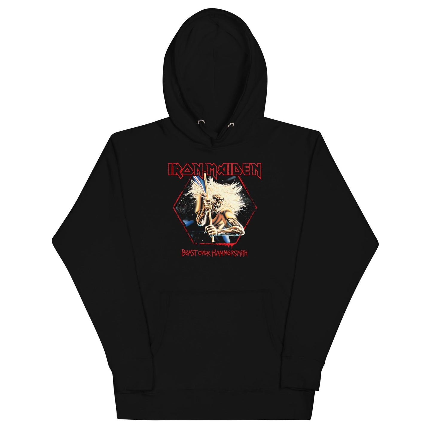 Iron Maiden Beast Over Hammersmith Mens Hoodie Black