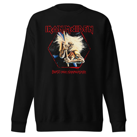 Iron Maiden Beast Over Hammersmith Mens Sweatshirt Black