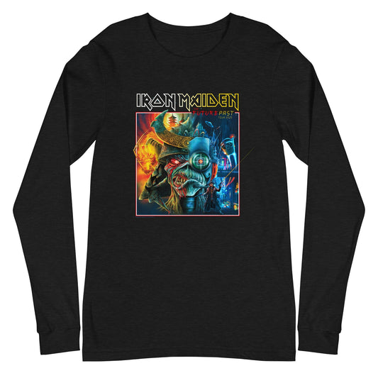 Iron Maiden Future Past Mens Long Sleeve Shirt Black