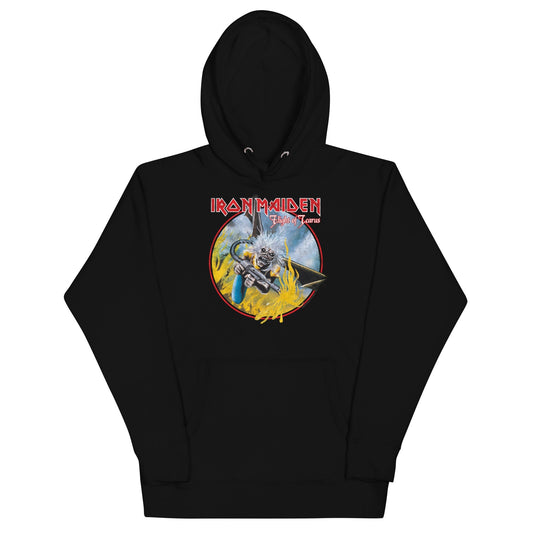 Iron Maiden Flight of Icarus Mens Hoodie Black