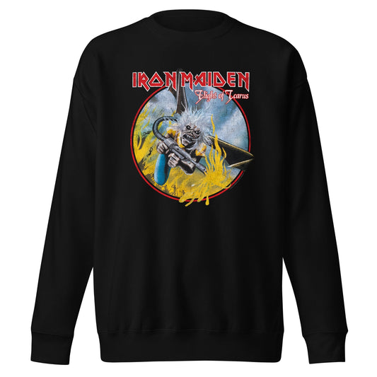 Iron Maiden Flight of Icarus Mens Sweatshirt Black