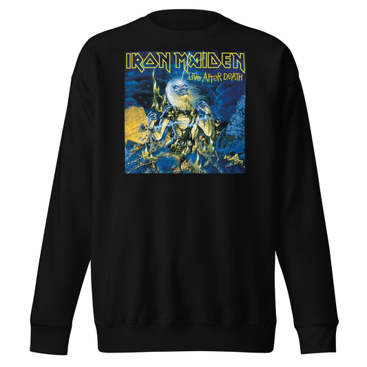 Iron Maiden Life After Death Mens Sweatshirt Black