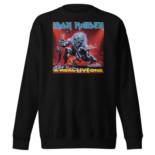 Iron Maiden A Real Live One Mens Sweatshirt Black