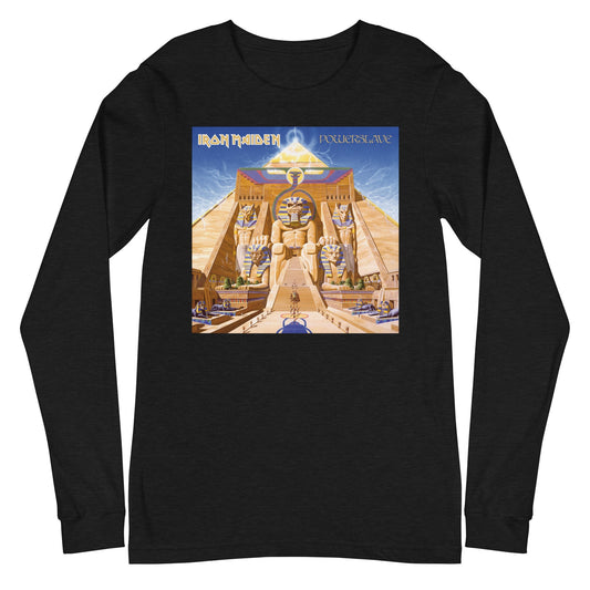 Iron Maiden Powerslave Mens Long Sleeve Shirt Black