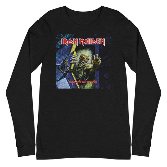 Iron Maiden No Prayer for the Dying Mens Long Sleeve Shirt Black