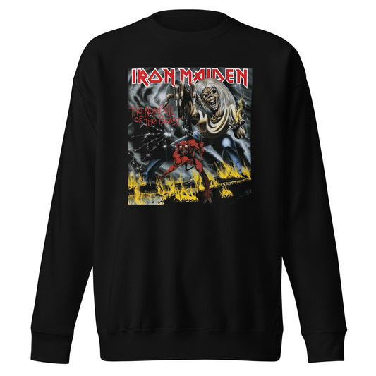 Iron Maiden Darker Beast Mens Sweatshirt Black