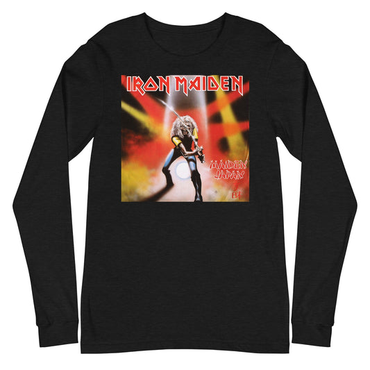 Iron Maiden Japan Mens Long Sleeve Shirt Black