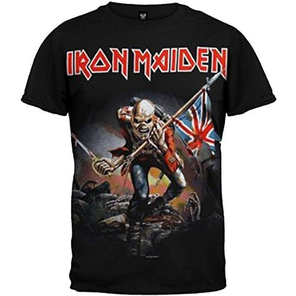 Iron Maiden Trooper 2 Mens T Shirt Black Officially Licensed