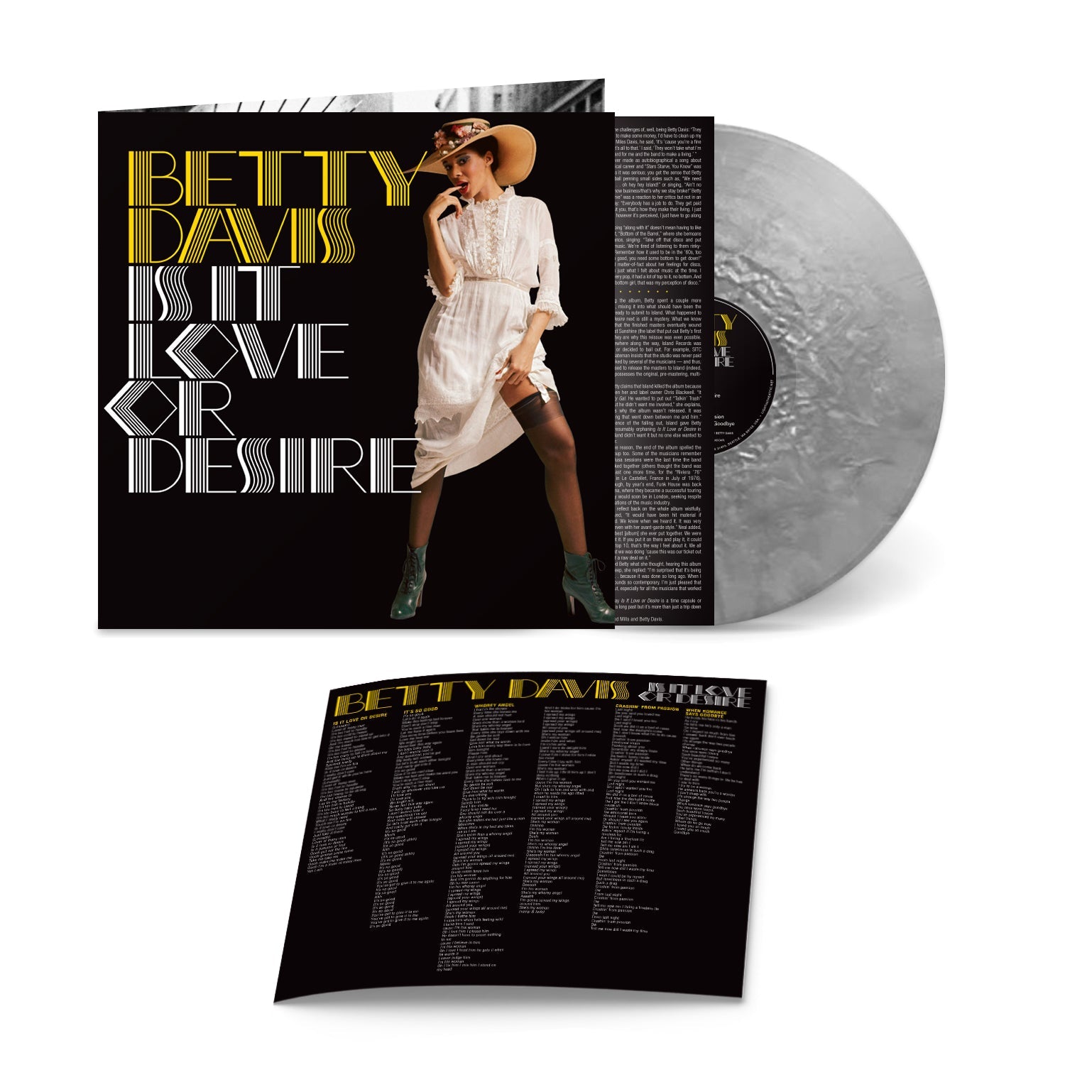 Betty Davis - Is It Love or Desire (Ltd Silver) Vinyl Record