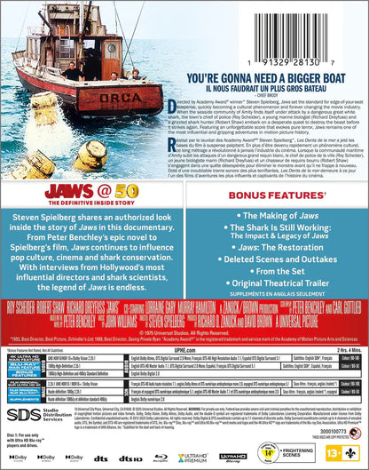 Jaws - 50th Anniversary Limited Edition Steelbook (4K Ultra HD + Blu-ray)
