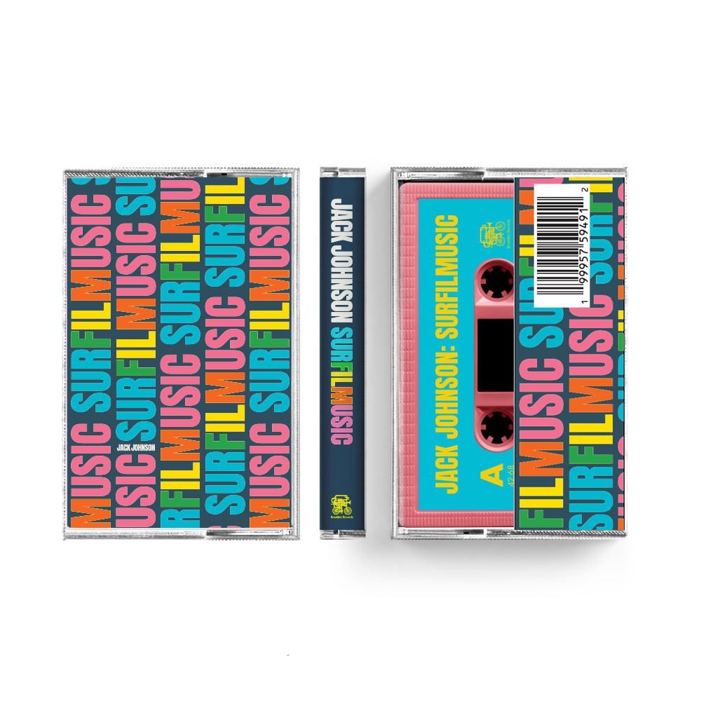 Jack Johnson - Surfilmusic (Soundtrack & 4-Tracks) Music Cassette Tape