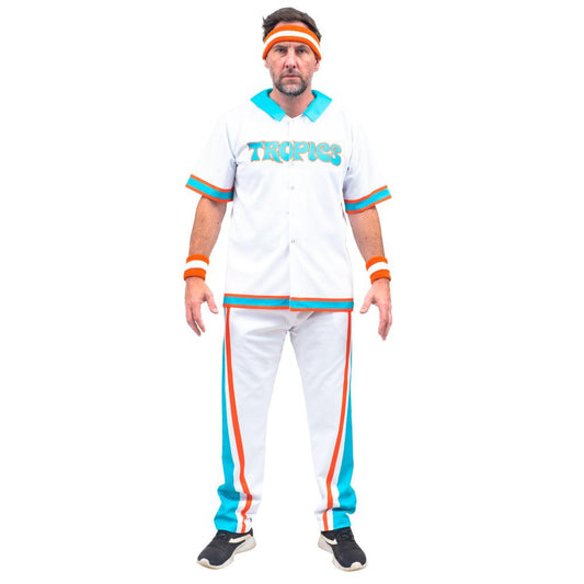 Jackie Moon Basketball Player Flint Tropics Deluxe Halloween Costume Warm Up Complete Set Cosplay