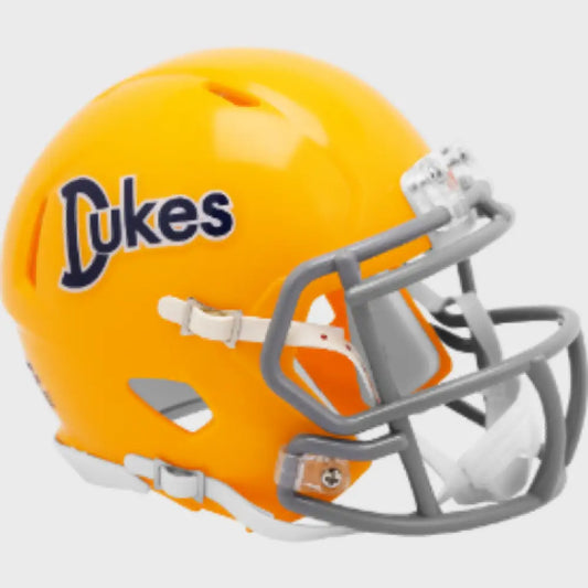 James Madison Dukes NCAA Mini Speed Football Helmet Dukes NCAA