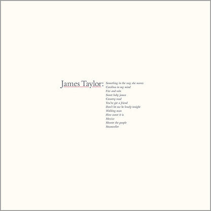 James Taylor's Greatest Hits  Vinyl Record