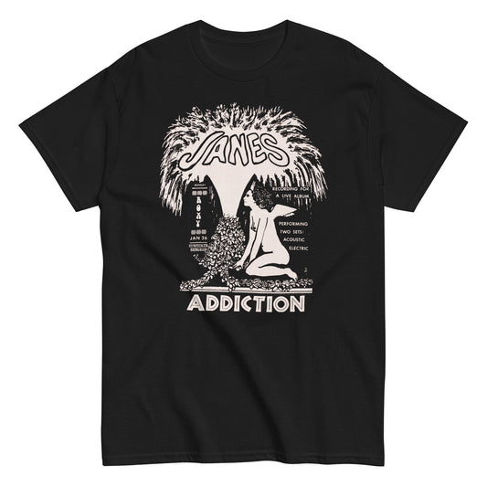 Jane's Addiction Roxy Live Mens T Shirt Black