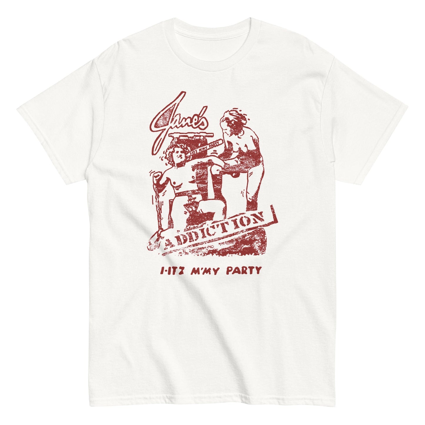 Jane's Addiction Still My Party Mens T Shirt White