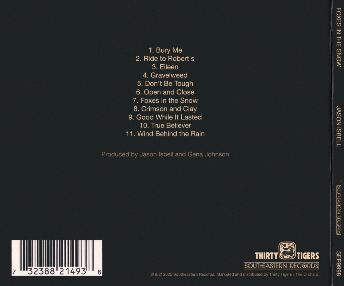 Jason Isbell – Foxes in the Snow (Compact disc CD)