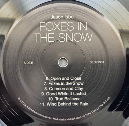 Jason Isbell – Foxes in the Snow (LP Vinyl) Vinyl Record
