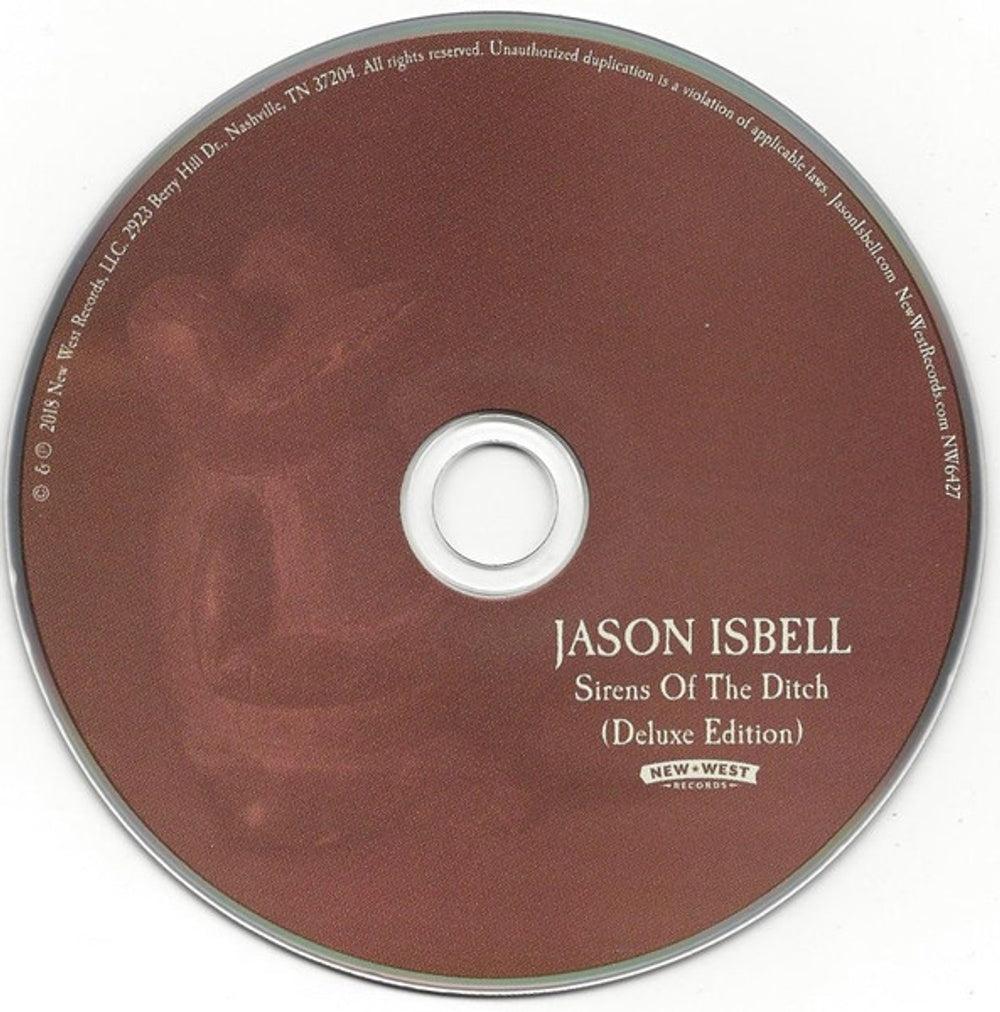 Jason Isbell – Sirens Of The Ditch Music CD