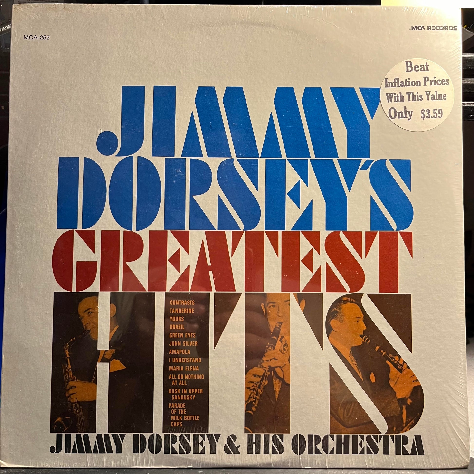 Jimmy Dorsey's Greatest Hits *SEALED* Vinyl Record