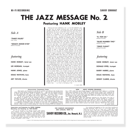 Jazz Message #2 (Original Jazz Classics Series) (180g LP) Vinyl Record