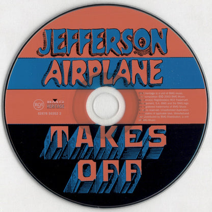 Jefferson Airplane – Jefferson Airplane Takes Off Music CD