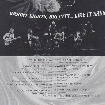 Jefferson Airplane – Sweeping Up The Spotlight Live At The Fillmore East 1969 Music CD