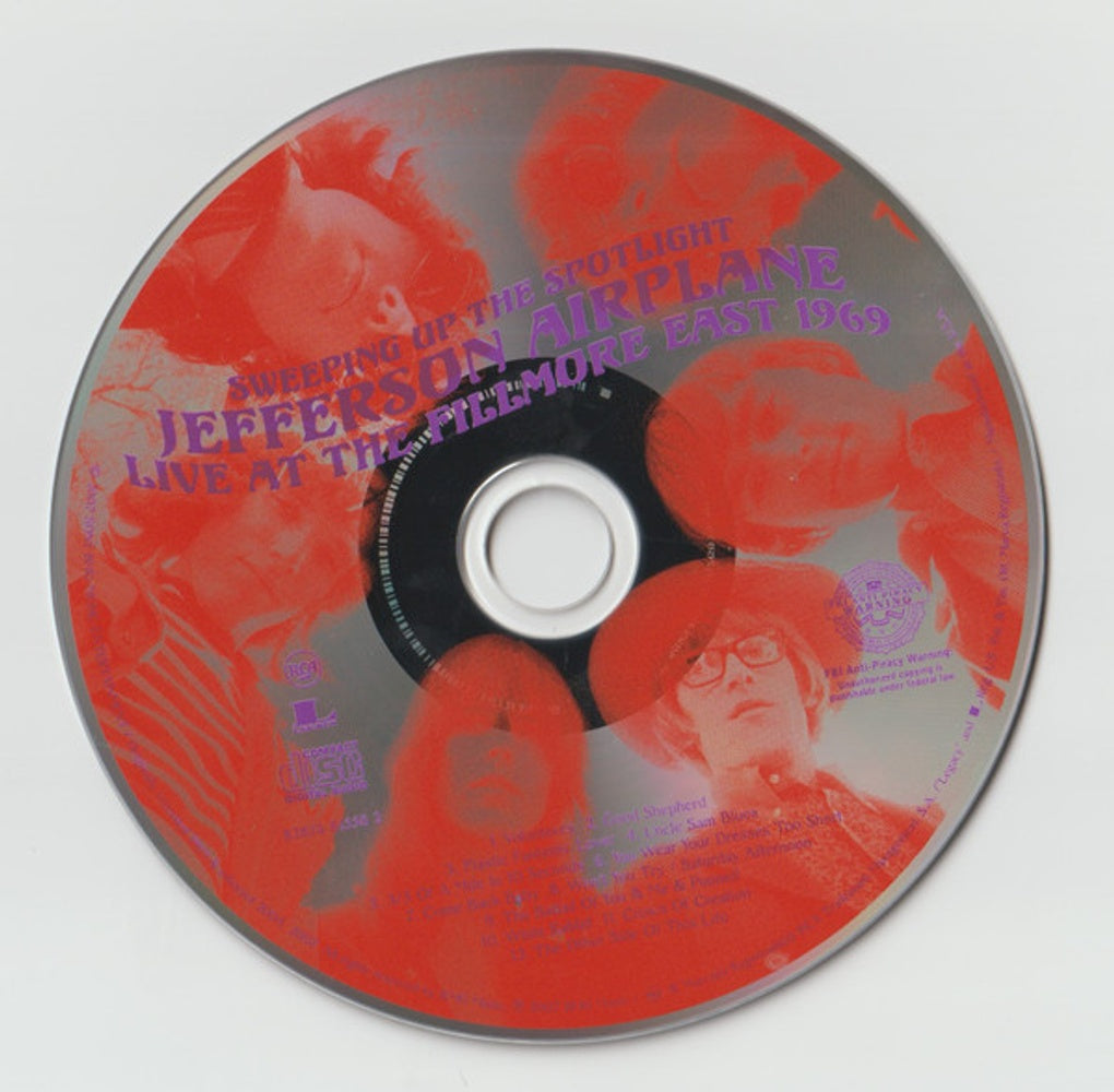 Jefferson Airplane – Sweeping Up The Spotlight Live At The Fillmore East 1969 Music CD
