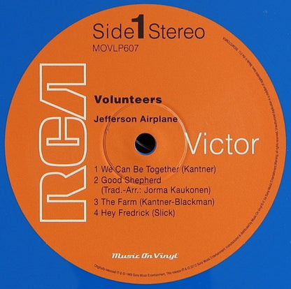 Jefferson Airplane – Volunteers (180 Gram Blue LP Vinyl) Vinyl Record