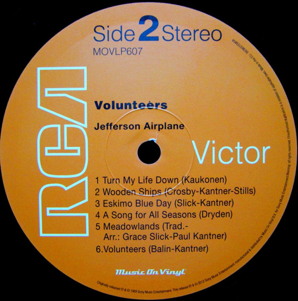 Jefferson Airplane – Volunteers (LP Vinyl) Vinyl Record