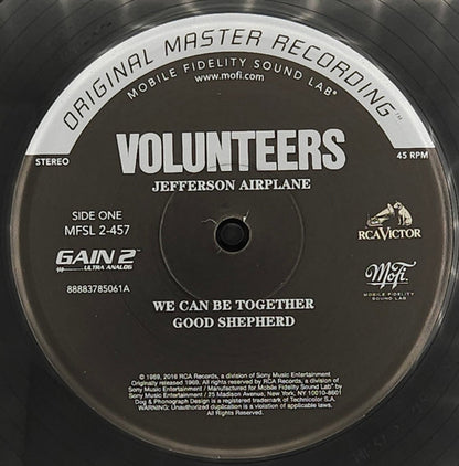 Jefferson Airplane – Volunteers (Mobile Fidelity 180 Gram 2xLP Vinyl) Vinyl Record