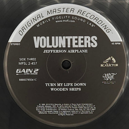 Jefferson Airplane – Volunteers (Mobile Fidelity 180 Gram 2xLP Vinyl) Vinyl Record