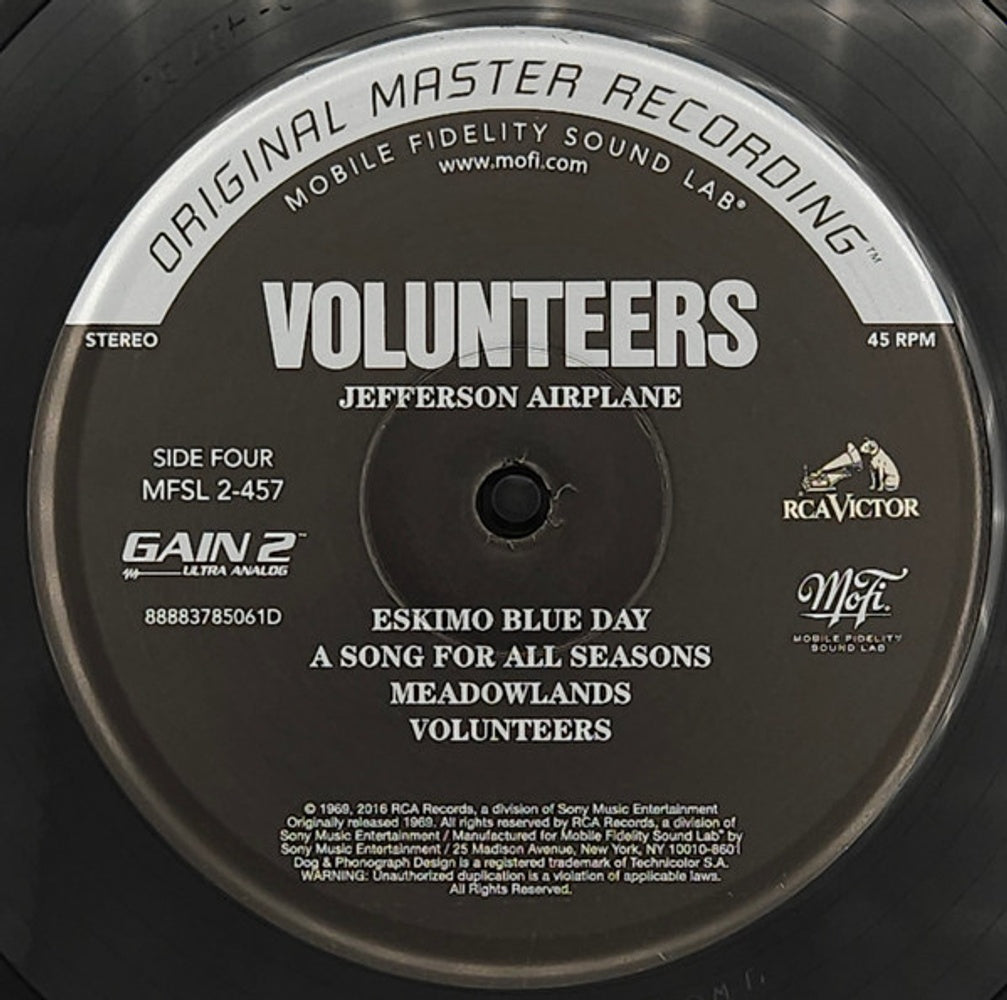 Jefferson Airplane – Volunteers (Mobile Fidelity 180 Gram 2xLP Vinyl) Vinyl Record