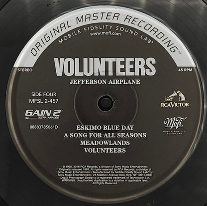 Jefferson Airplane – Volunteers (Mobile Fidelity 180 Gram 2xLP Vinyl) Vinyl Record