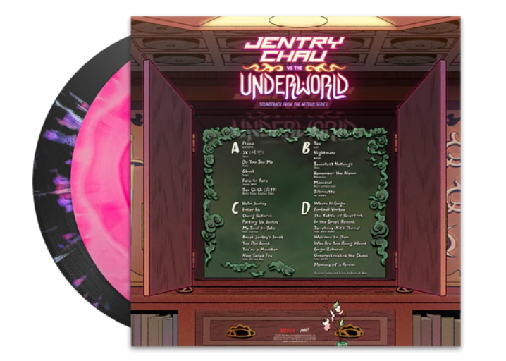 Jentry Chau vs. The Underworld - Soundtrack from the Netflix Series 2XLP  Vinyl Record