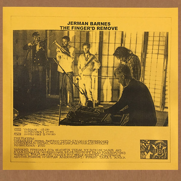 JERMAN BARNES - The Finger'd Remove Vinyl Record