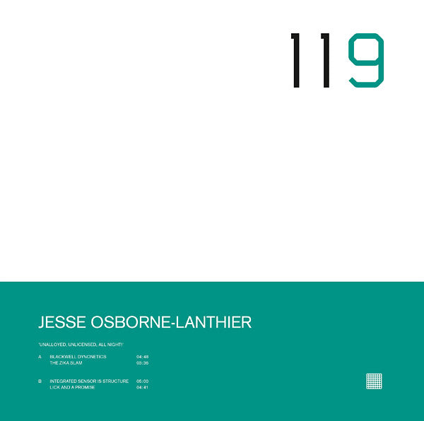 JESSE OSBORNE-LANTHIER - Unalloyed, Unlicensed, All Night! Vinyl Record