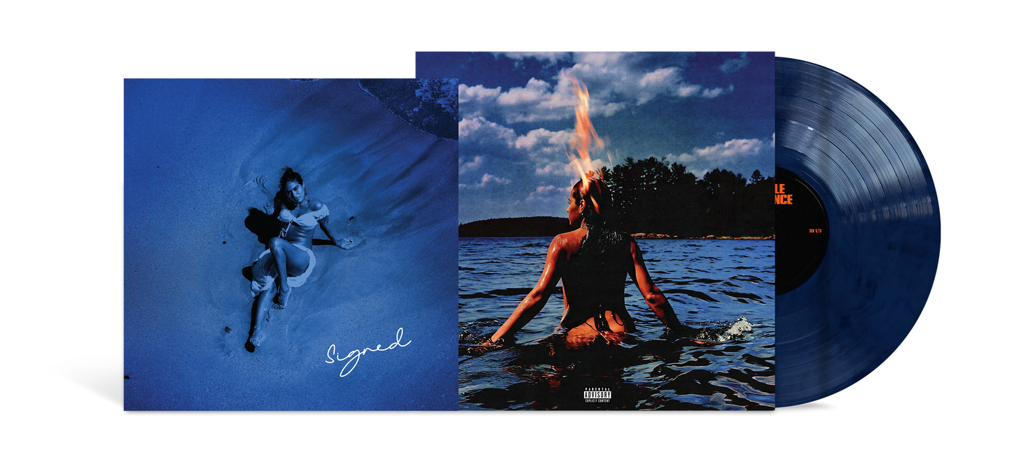 Jessie Reyez - A Little Vengeance (Indie Exclusive) [Deep Blue Water LP] [Signed Insert] [Vinyl] Vinyl Record