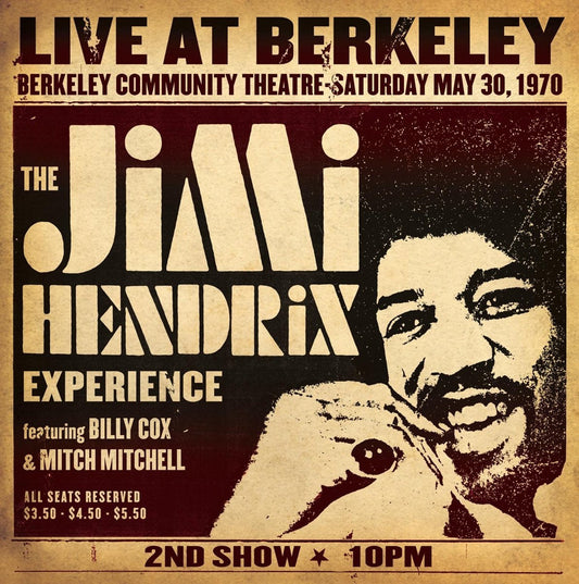 Jimi Hendrix Experience Live at Berkeley  Vinyl Record