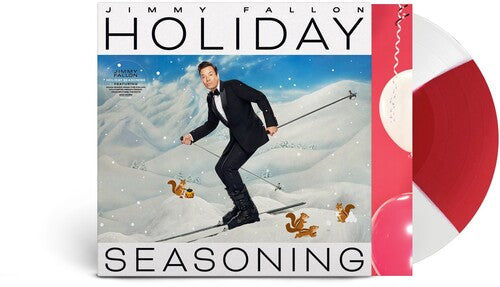 Jimmy Fallon - Holiday Seasoning (Red & White Peppermint Swirl Colored Vinyl) Vinyl Record